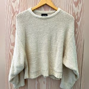 Atelier Delphine Balloon Sleeve Sweater in cream